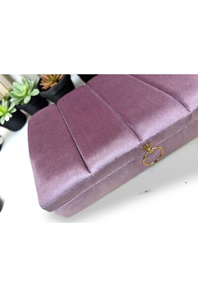 SATTENS Boş Çeyiz Sandığı - KADİFE KUMAŞ KAPLAMALI AHŞAP BOHÇA VE ÇEYİZLİK SA...