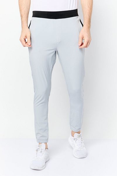 Mister Men Slim Fit Training Track Pants, Light Grey