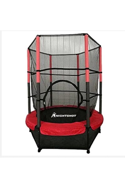 BUNCA ترامبولين للأطفال مع حاجز أمان وشبكة لممارسة تمارين اللياقة البدنية