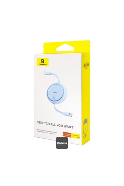 Baseus Baseus Free 2 Draw Mini 100W Retractable Fast Charging Data Cable