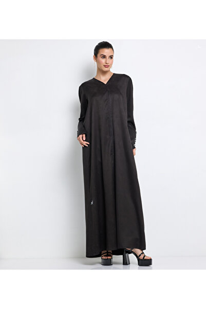 Rosette Abaya Black-R-202496