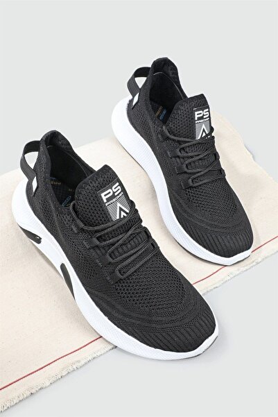 PASOMİA Pasomia Black-White Knitwear Casual Sneakers