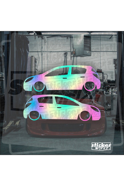 Sticker Works Corsa D Flat Car Sticker