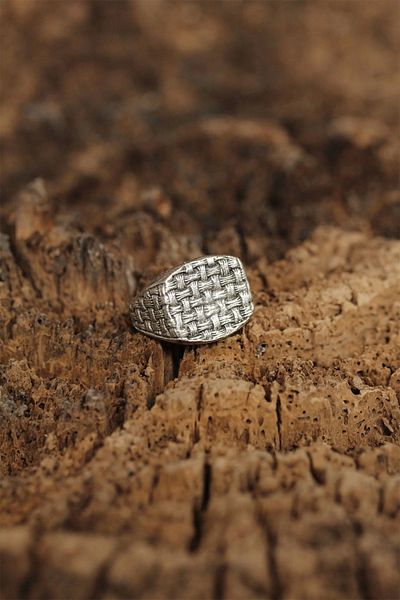 Clariss Adjustable Motif Men's Ring