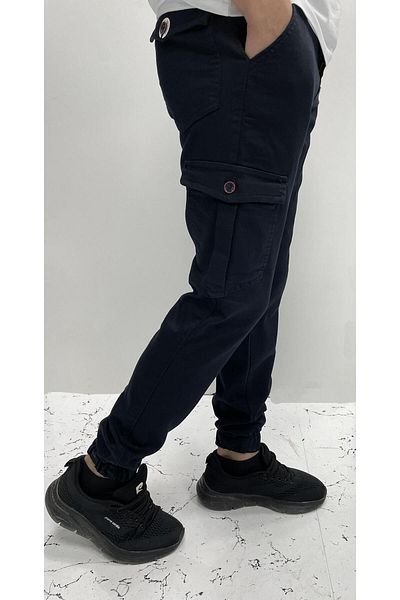 CLASSİCS MEN Big Rodoc Slim Fit Men's Elastic Leg Cargo Pants