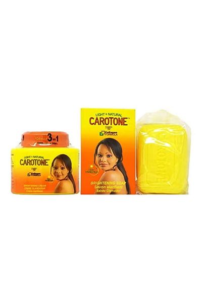 Carotone 2-Piece Collagen Skin Lightening Soap and Cream Set