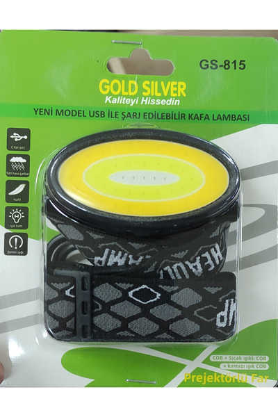 Amerikan Pazarı GOLD SİLVER KAFA LAMBASI GS-815