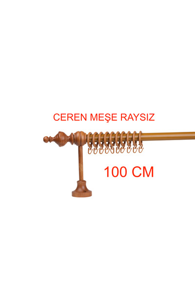 di'mora by ağbaht züc. Meşe Ceren Demonte Başlıklı Ahşap Rustik Perde Askısı ...