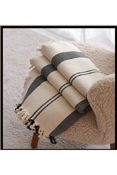 DNR Natural Cotton Soft Single Pique and Armchair Cover, Multi-Purpose Cover 130X180 cm