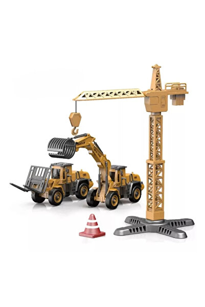 MEGA Vinç Kepçe Kırıcı Montaj İnşaat Seti