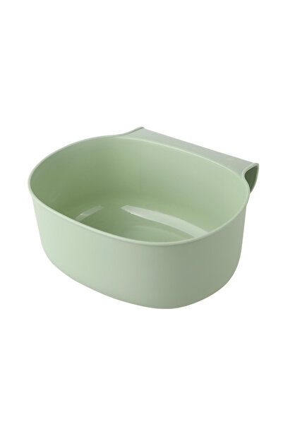 Choice سلة مهملات مطبخ معلقة خضراء ذات سعة كبيرة على الطراز الأوروبي وحامل سل...