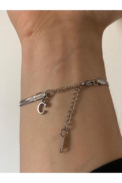 bijoux uniques Letter C 316L Steel Italian Bracelet Does Not Tarnish