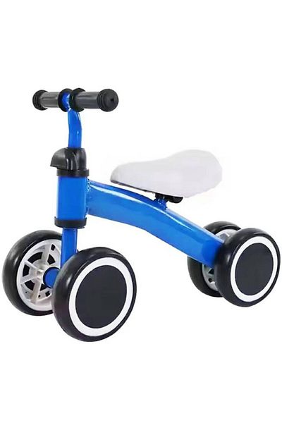 zola Bicicleta fara pedale pentru copii, Zola®, roti spuma EVA, inaltime 42 cm, roti 12.5 cm, albastra