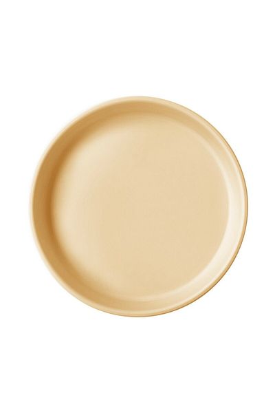 OiOi Basics Food Plate Mellow Yellow