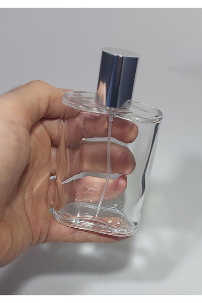 Paradise 1 Adet 100 ml k. Cam Kolay Kapama Sprey Kolonya Boş Parfüm Şişe gümü...