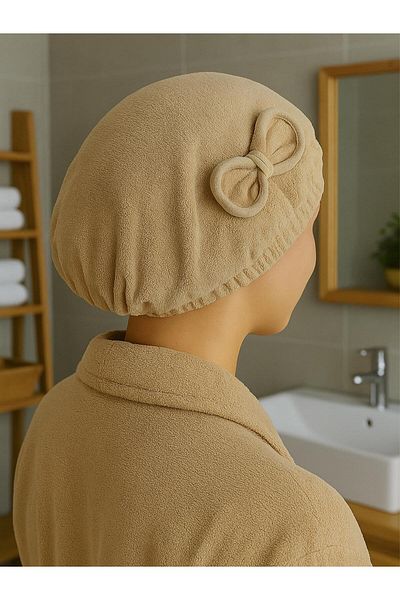 Ender Home Dreamsoft Hair Drying Cap – Ελαστικό βελούδινο φιόγκο