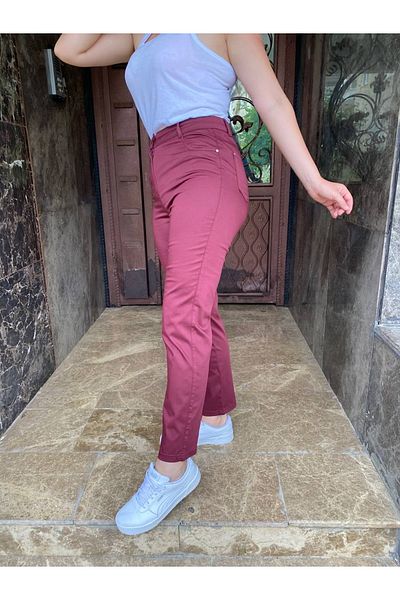 RBKS Plus Size High Waist Cotton Pants