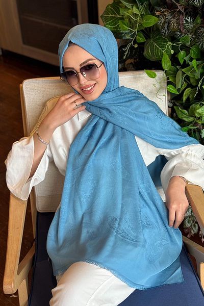 ipekevi Şal de mătase 04372 Baby Blue
