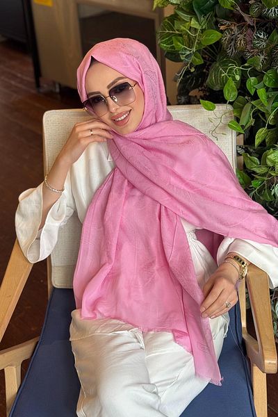 ipekevi Silk Shawl 04372 Candy Pink