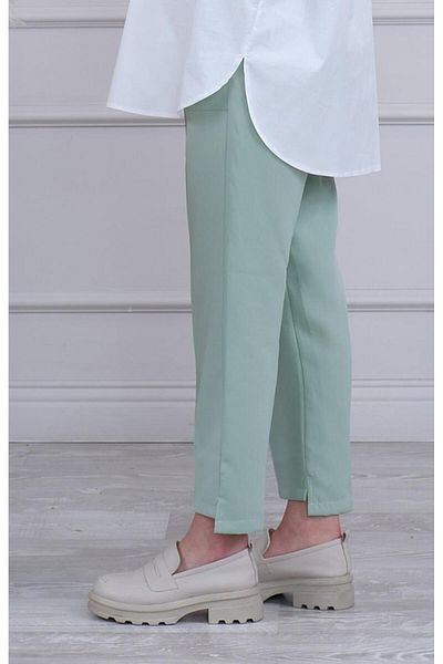 Invee Green Women's Trousers 6315 - Invee