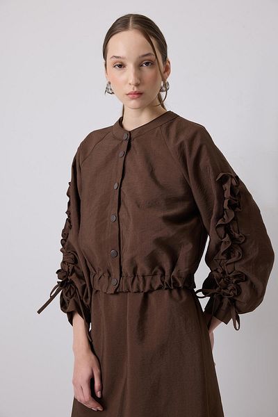 Touché Privé Sleeveless Shirted Jacket Dress Suit