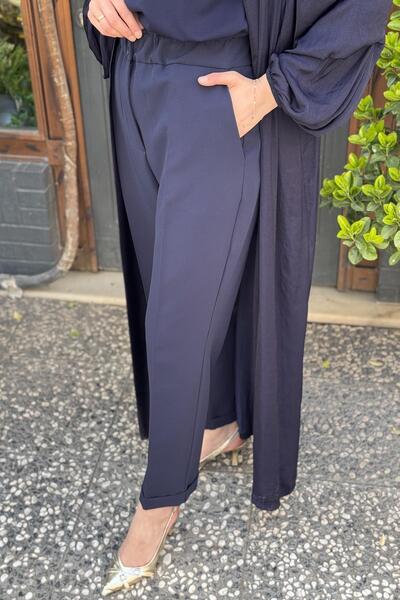 Gala-Xi Pants 10002511014027   Navy Blue