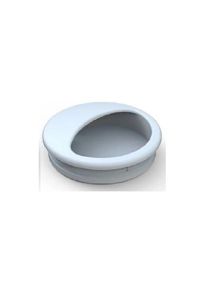 Adilon Recessed Handle 50 mm White 10 Units