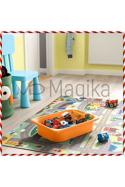 Magika Design Trofast Toy Storage Box, Light Orange, 42X30X10 cm