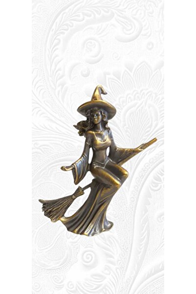 bakan hediyelik Süpürgeli Cadı Füme renk