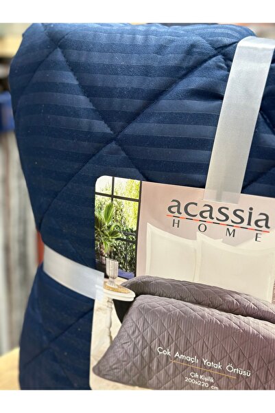 Acassia Home Çok Amaçlı Yatak Örtüsü (Pike Tk.)Çift Kişilik