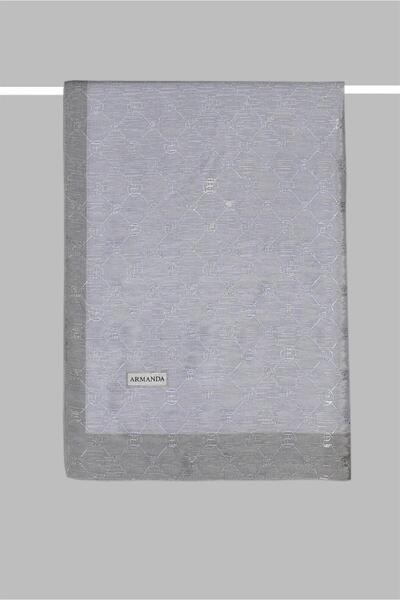 ARMANDA Zincir Monogram Desenli Şal 3042-Gümüş