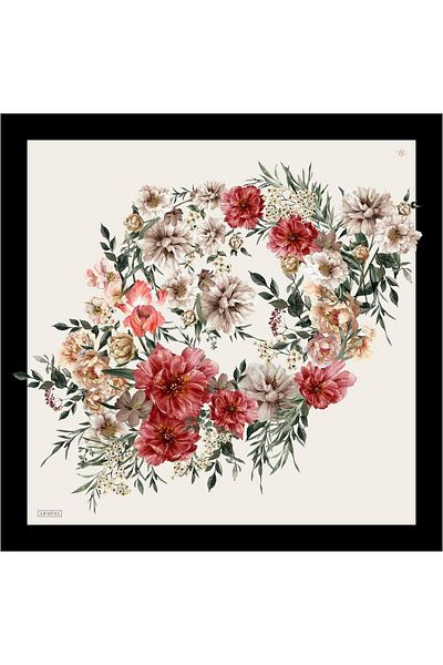 Armine Σατέν Μεταξωτό Φουλάρι 8952d E23ya8952d01-02