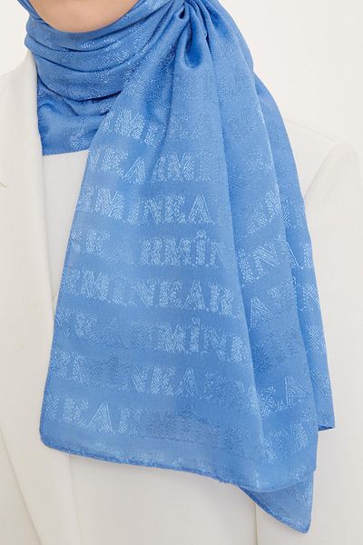 Armine Atsals-21185 Μπλε Trend A Logo Σάλι