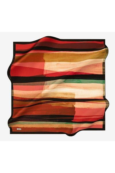 Aker Silk Crepe Satin Scarf 8104701 -311