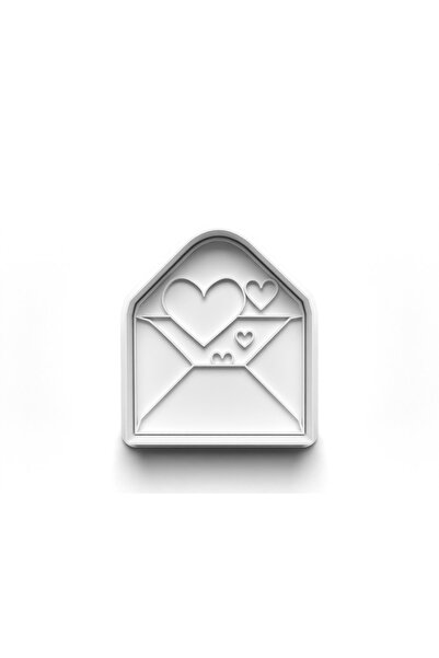 Adana Pasta Malzemeleri Love Love Cooky Cutter and Stamper 3D-0115_3