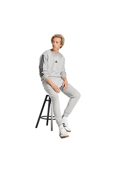 adidas Men's Gray Sweatshirt m 3S ft Swt Je6374