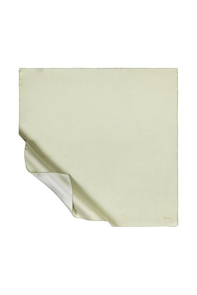 ipekevi Eșarfă de mătase Tivil de culoare uni 01116-verde
