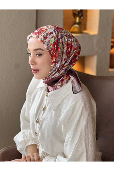 Modakaşmir April Pattern Cotton Scarf