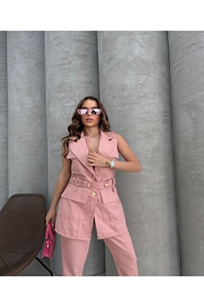 Modesto CAMELİA YELEK TAKIM PİNK PİNK