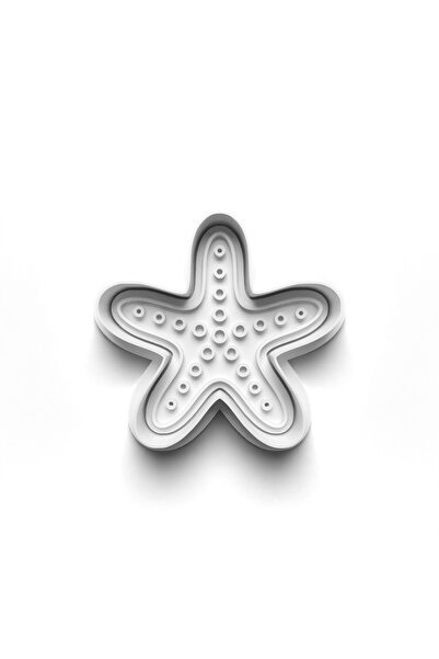 Adana Pasta Malzemeleri قاطعة وطوابع قوالب البسكويت من SEA SHELLS 3D-0246_4