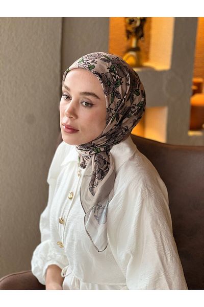 Modakaşmir البطونية نمط وشاح القطن
