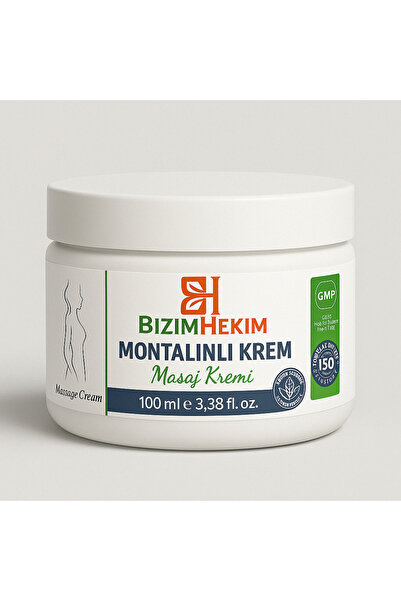 BİZİMHEKİM ŞİFA EVİ Montalinli Masaj Kremi El Ayak Bel Boyun 100 ml