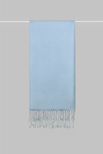 ARMANDA Kroren 4026-Baby Blue Απλό Μεταξένιο Σάλι