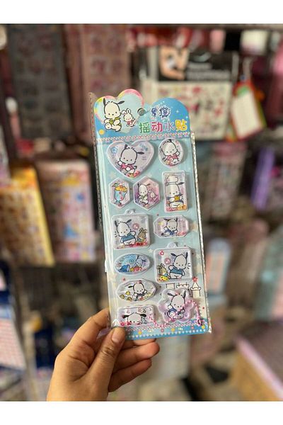 EyER Shoping Sanrio Kuromi Cinnamoroll Melody Juicy Sticker Blue