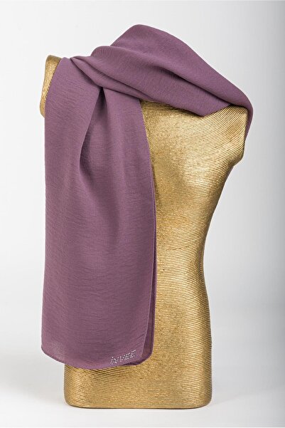 Invee Caz Şal 1246-Patlıcan Moru