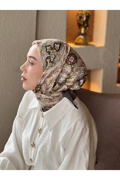 Modakaşmir April Pattern Cotton Scarf