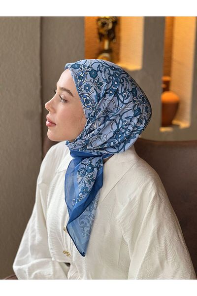 Modakaşmir Ivy Pattern Cotton Scarf
