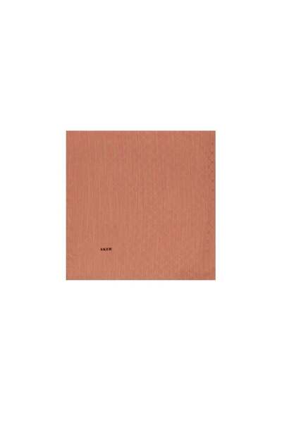 Aker Logolu İpek Koton Jakar Eşarp 7071798-961