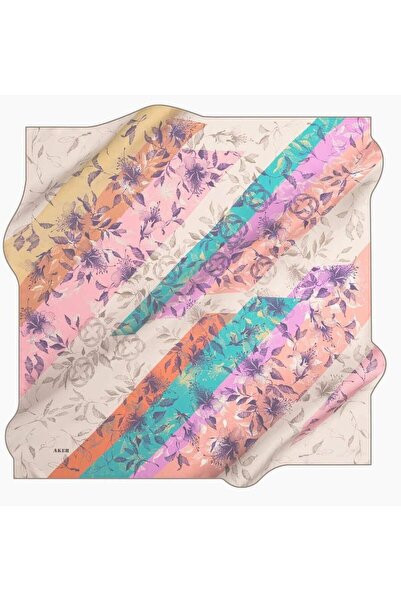 Aker وشاح حريري قطني صيفي رائع 7801221-431