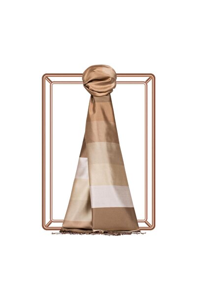 ipekevi Șal de mătase cu model bloc Model 03